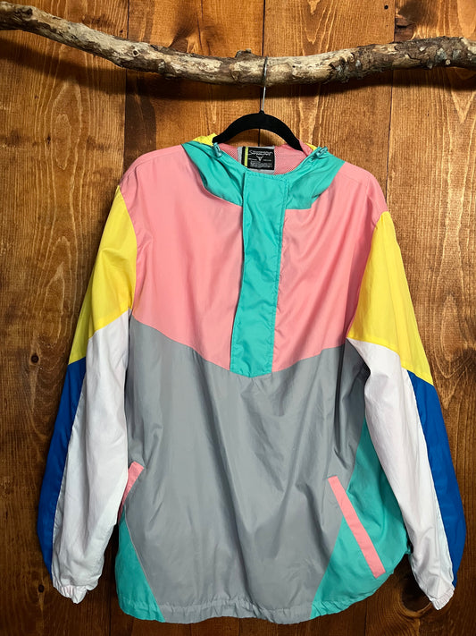 Screenshot quarter zip windbreaker - M