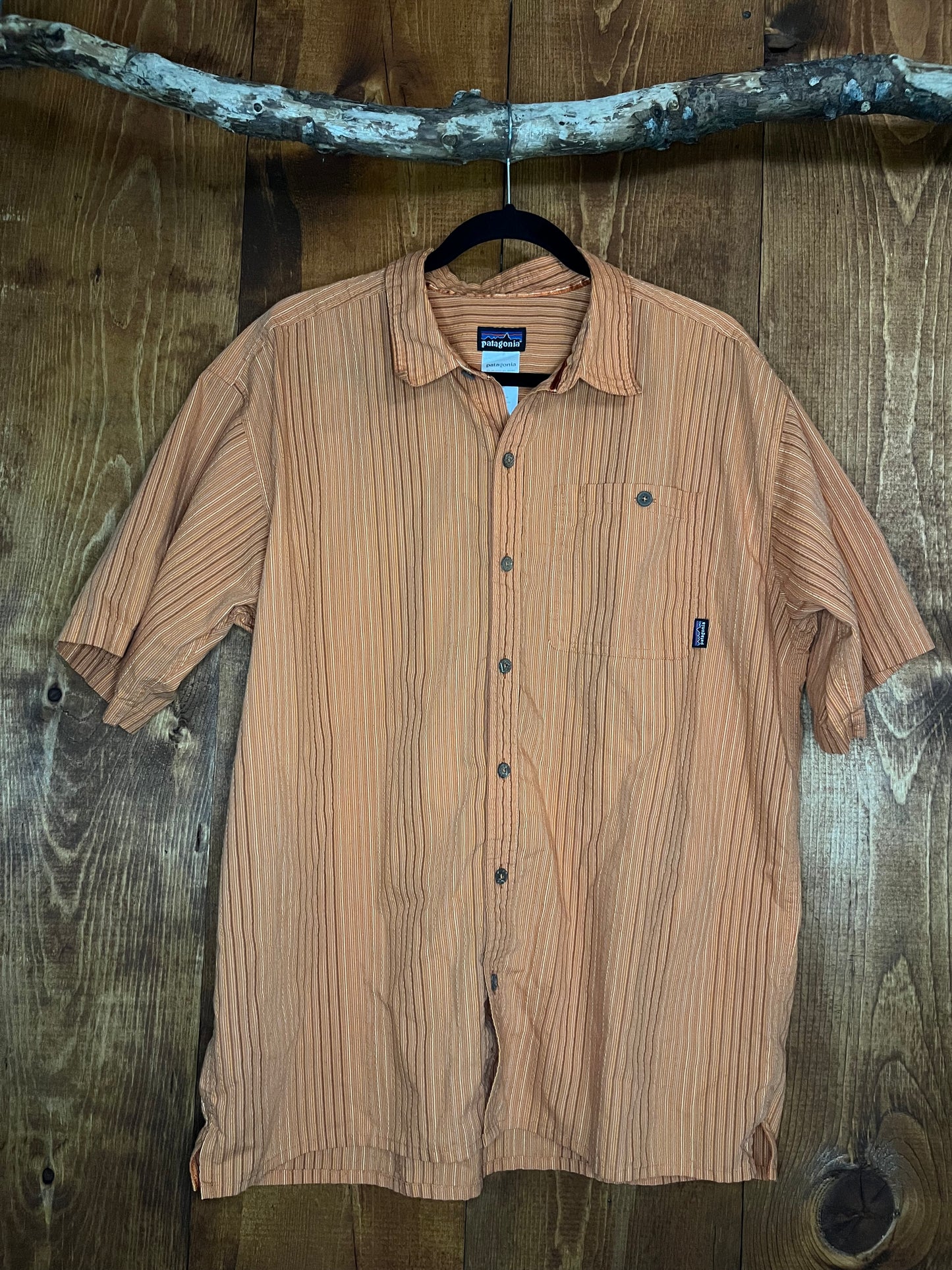 Patagonia short sleeve button up - L