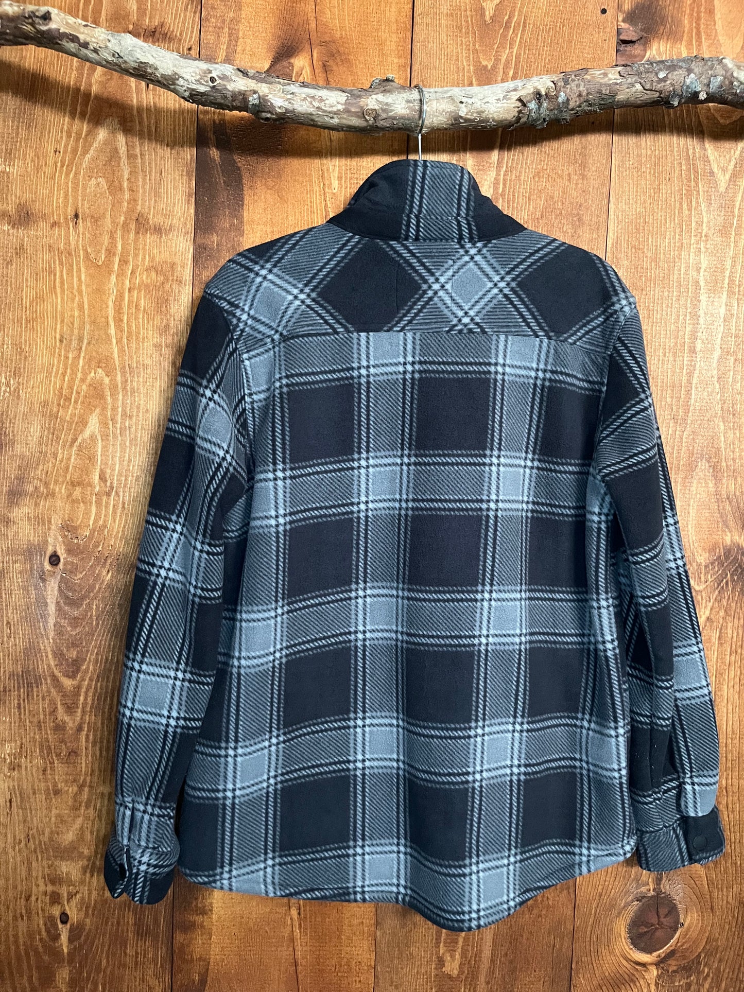 Voyager fleece button up jacket - M