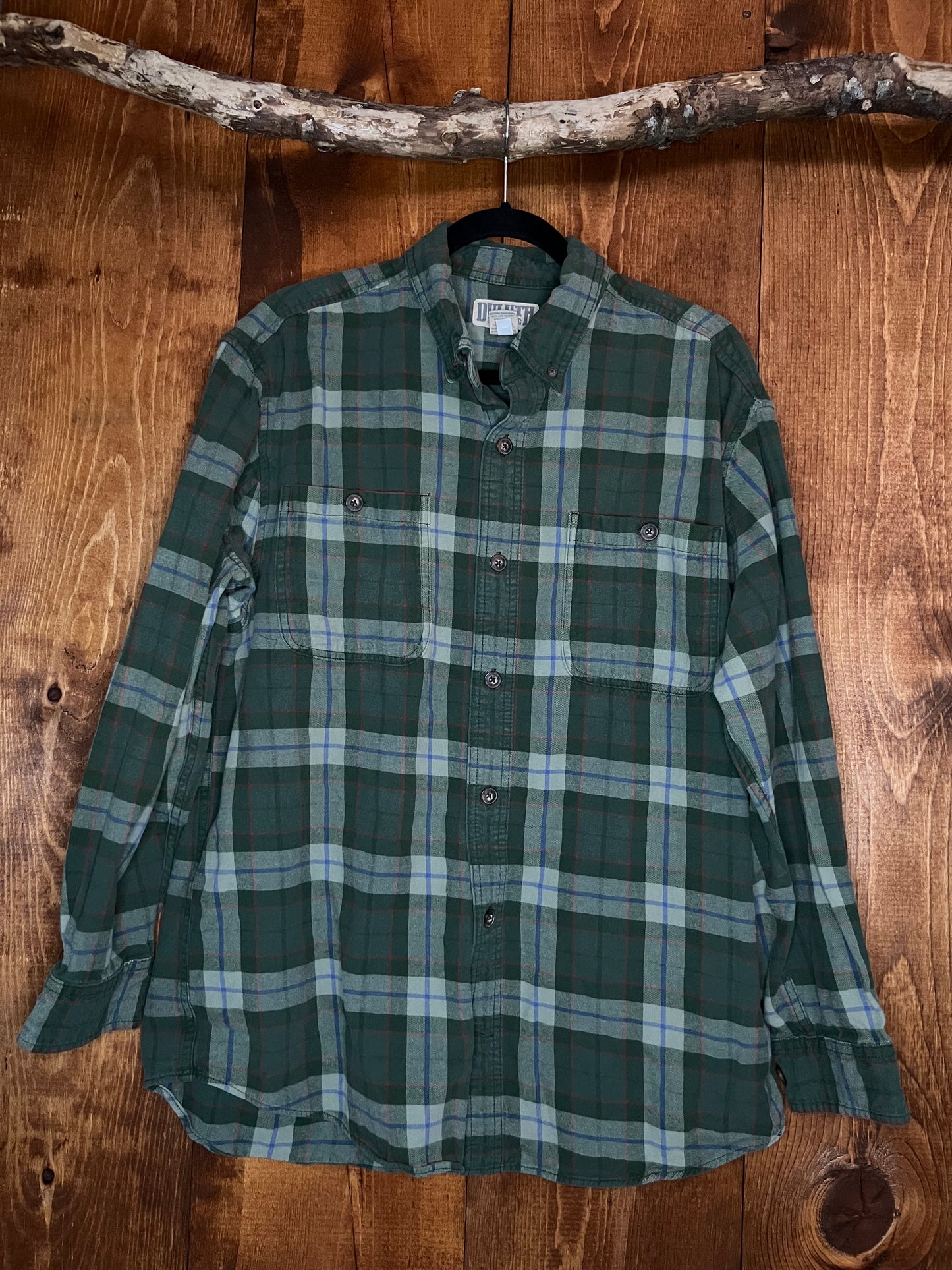Duluth Trading Co fleece button up - L