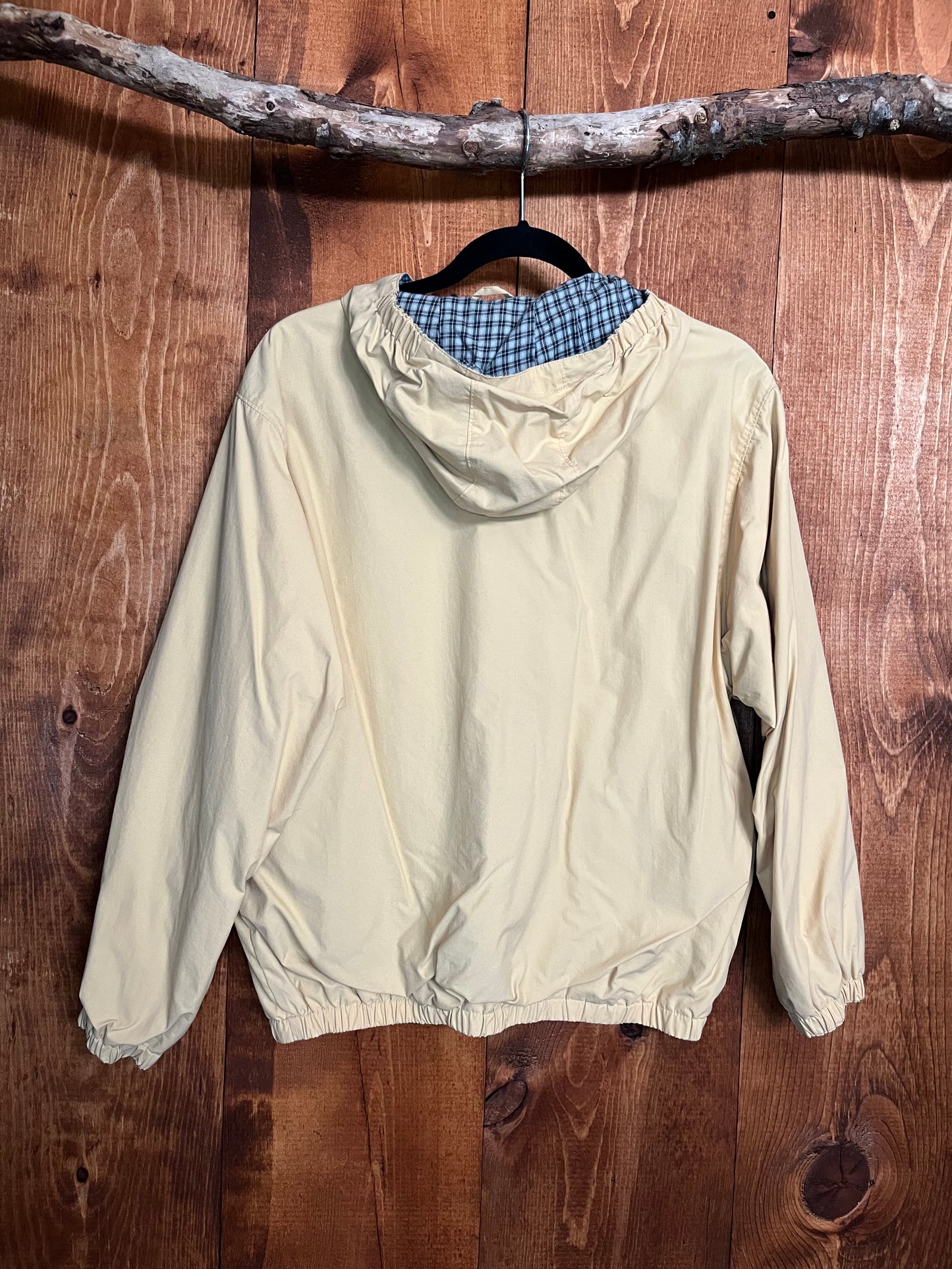 Lands end full zip rain jacket - L