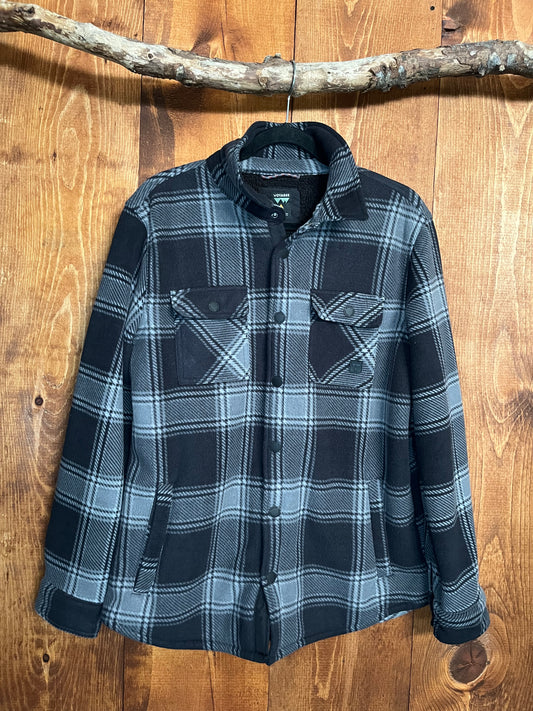 Voyager fleece button up jacket - M