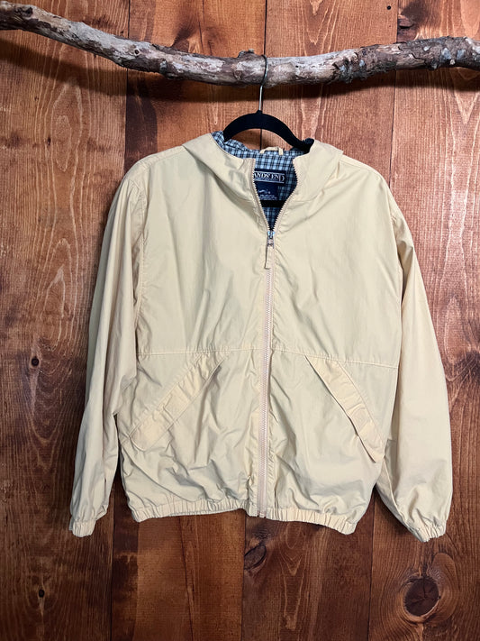 Lands end full zip rain jacket - L