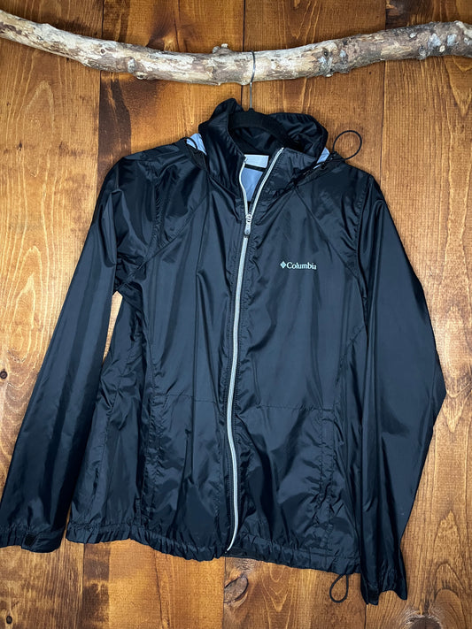 Columbia full zip windbreaker - L